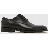 Schuh Rocket Toe Cap Lace Up Derby Shoe - Black