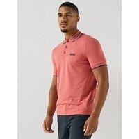Boss Mens Golf Paddy Pro Polo Shirt - Pink