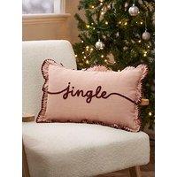 The Very Collection Jingle Bolster Cushion