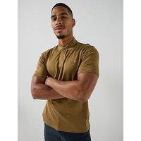 Boss Men'S Icons70 Golf Polo Shirt - Brown