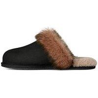 Ugg Womens Scuffette Nubuck - Black