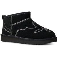Ugg Womens Classic Ultra Mini Western - Black