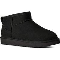 Ugg Womens Classic Ultra Mini Nubuck - Black