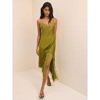 Nobodys Child Zaria Lace Midaxi Dress - Green