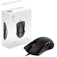 Msi Msi Forge Gm300 Optical Rgb Gaming Mouse - Black