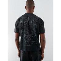 Allsaints Ignis Graphic T-Shirt - Black