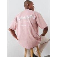 Allsaints Backstage Graphic T-Shirt - Pink