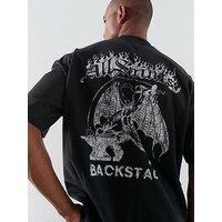 Allsaints Repeat Graphic T-Shirt - Black