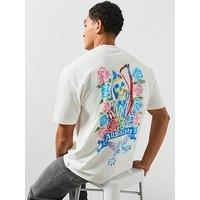 Allsaints Cray Graphic T-Shirt - White