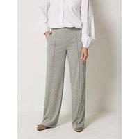 Long Tall Sally Premium Brushed Seam Trousers 34" - Grey