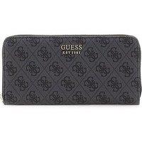 Guess Brenton Large Zip Around Wallet - Grey
