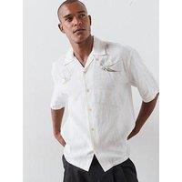 Allsaints Avia Short Sleeve Shirt - Off White
