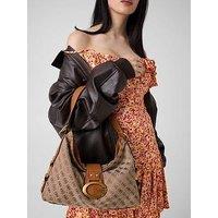 Guess Camden Shoulder Bag - Beige Multi