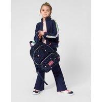 Billieblush Girls Sequin Stripe Zip Through Sweatshirt - Navy
