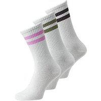 Jjxx Girl Girls 3 Pack Tennis Socks - White
