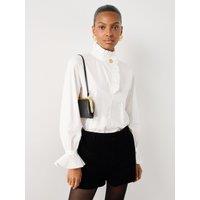 The Very Collection Frill High Neck Blouse