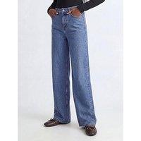 Jjxx Girl Girls Tokyo Mt6002 Wide Leg Jeans - Blue