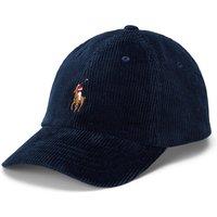 Polo Ralph Lauren Mens Corduroy Pony Embroidered Adjustable Baseball Cap - Navy