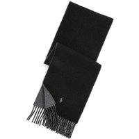 Polo Ralph Lauren Mens Classic Reversible Logo Scarf - Black