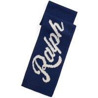 Polo Ralph Lauren Mens Large Logo Ralph Soft Knit Long Scarf - Navy