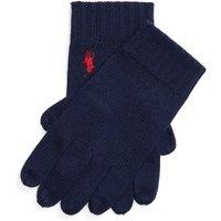 Polo Ralph Lauren Mens Signature Pony Soft Wool Gloves - Navy
