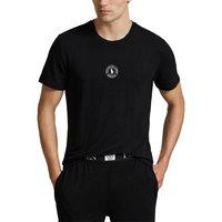 Polo Ralph Lauren Mens Circle Logo Stretch Loungewear T-Shirt - Black