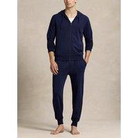 Polo Ralph Lauren Mens French Terry Zip Loungewear Hoodie - Navy