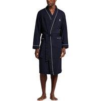 Polo Ralph Lauren Mens Polo Dressing Gown Shawl Collar Tie Belt - Navy