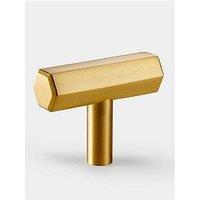 Pushka Home Brass T Bar - Antique Gold