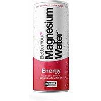 Betteryou Mag Water Energy - Pomegranate & Rhubarb - 12 X 250Ml