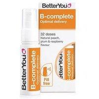 Betteryou Vitamin B Complete - Peach Plum & Raspberry - 25Ml