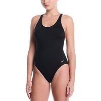 Nike Womens Scoop Neck One Piece Swimsuit - Black