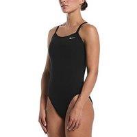 Nike Womens Performance Racerback One Piece Swimsuit - Black