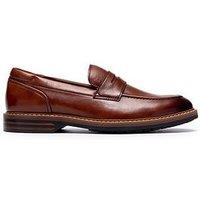 Clarks Aldwin Step Loafer - Mid Tan Leather