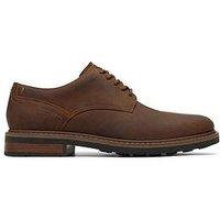 Clarks Newford Lace Up Shoe - Brown