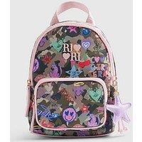 River Island Girls Camouflage Print Backpack - Green