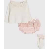 River Island Baby Baby Girls Frill Bloomer Set - Pink