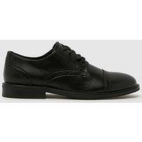 Schuh Older Brogue Lace Up School Shoes - Black
