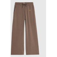River Island Girls Soft Touch Drawcord Wide Leg Trousers - Brown