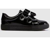 Schuh Bow Velcro Trainer - Black