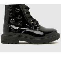 Schuh Girls' Cuddle Heart Boots - Black