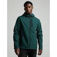 Zavetti Canada Bennicci Woven Windbreaker Lightweight Jacket - Black