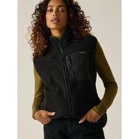 Regatta Womens Frankie Borg Longline Full Zip Gilet - Black