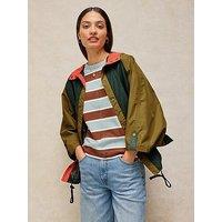 White Stuff Dakota Showerproof Poncho - Green