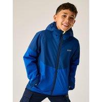Regatta Kids Hillain Warm Lined Waterproof Insulated Jacket - Aviator Blue/Olympian Blue