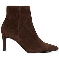 Dune London Obsessively High Heel Ankle Boots - Brown