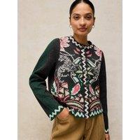 White Stuff Womens Nomad Knit Jacket - Grey