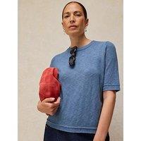 White Stuff Betsy Short Sleeve T-Shirt - Blue