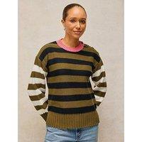 White Stuff Bea Button Cotton Jumper