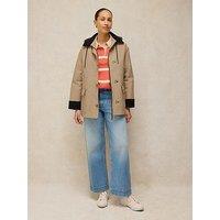 White Stuff Andie Waxed Jacket - Cream